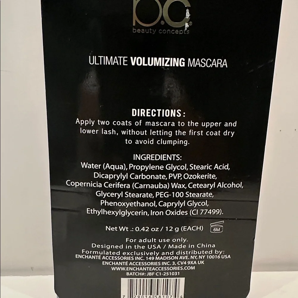 Beauty Concepts 3X Fuller Ultimate Volumizing Mascara